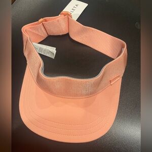 Athleta bright pink tennis visor